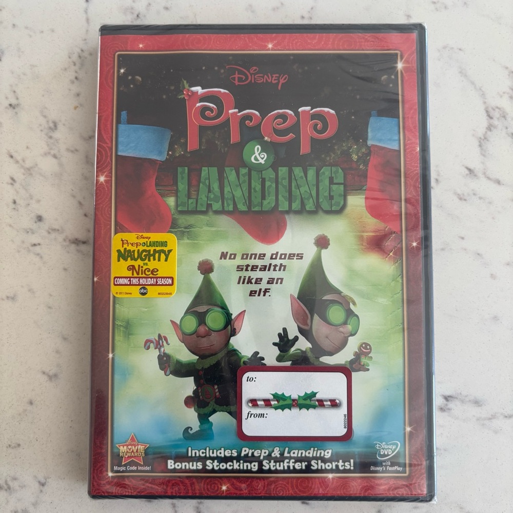 Disney Prep & Landing DVD Brand New Factory Sealed Holiday Christmas Movie